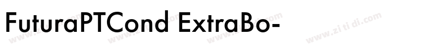 FuturaPTCond ExtraBo字体转换